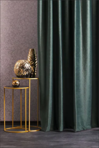 Matteo sötétítő függöny, smaragdszínben.